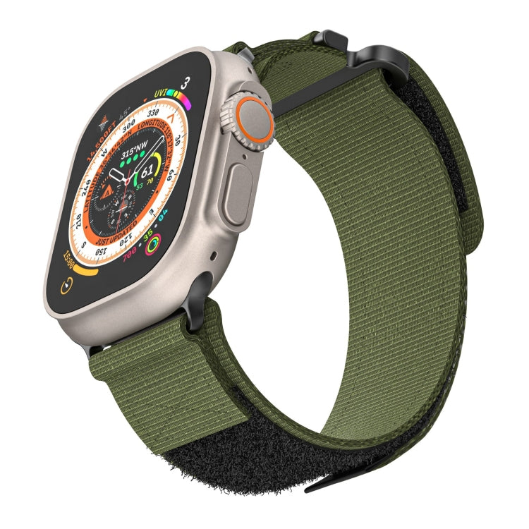 AW Nylon Two-Section Watch Band, For Apple Watch Series 7 41mm, For Apple Watch Series 7 45mm, For Apple Watch SE 40mm, For Apple Watch SE 44mm, For Apple Watch Series 6 40mm, For Apple Watch Series 6 44mm, For Apple Watch Series 5 44mm