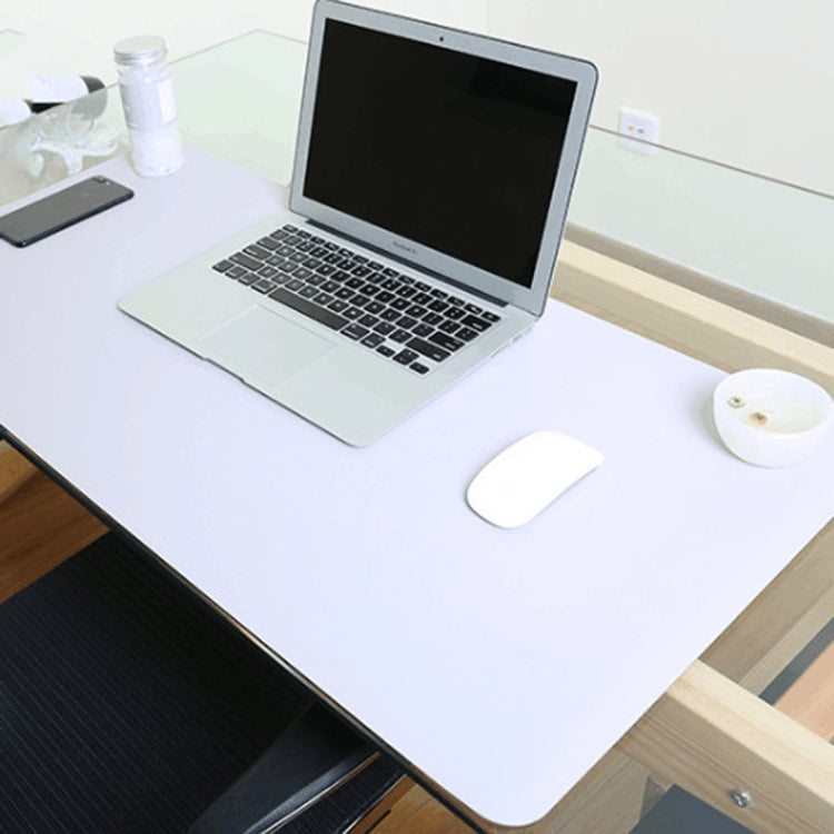 Multifunction Business Double Sided PU Leather Mouse Pad Keyboard Pad Table Mat Computer Desk Mat, Size: 120 x 60cm, Size: 120 x 60cm(Silver Grey), Size: 120 x 60cm(Black Red), Size: 120 x 60cm, Size: 120 x 60cm(Green + Silver)