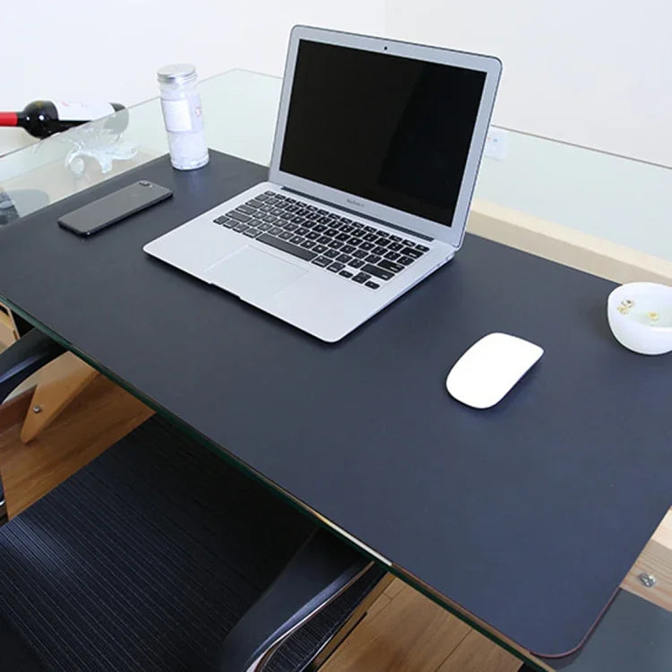 Multifunction Business PU Leather Mouse Pad Keyboard Pad Table Mat Computer Desk Mat, Size: 90 x 45cm, Size: 90 x 45cm(Black), Size: 90 x 45cm(Pink), Size: 90 x 45cm(Green), Size: 90 x 45cm(Sapphire Blue), Size: 90 x 45cm(Baby Blue)
