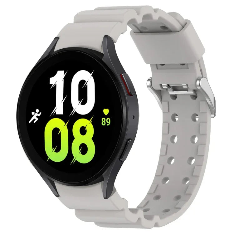 Armor Pure Color Silicone Watch Band, For Samsung Galaxy Watch5 44mm, For Samsung Galaxy Watch5 40mm, For Samsung Galaxy Watch5 Pro 45mm, For Samsung Galaxy Watch4 44mm, For Samsung Galaxy Watch4 40mm, For Samsung Galaxy Watch4 Classic 42mm