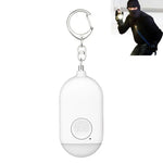 130dB IP44 Waterproof Rechargeable Anti - wolf Alarm Flashlight Intelligent Personal Alarm, English Packaging - Trustpick