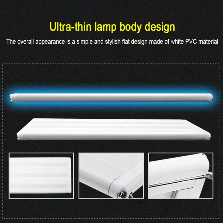 XY-15N/K Aquarium Glass Fish Tank LED Aquatic Bracket Lamp, US Plug, XY-15N/K