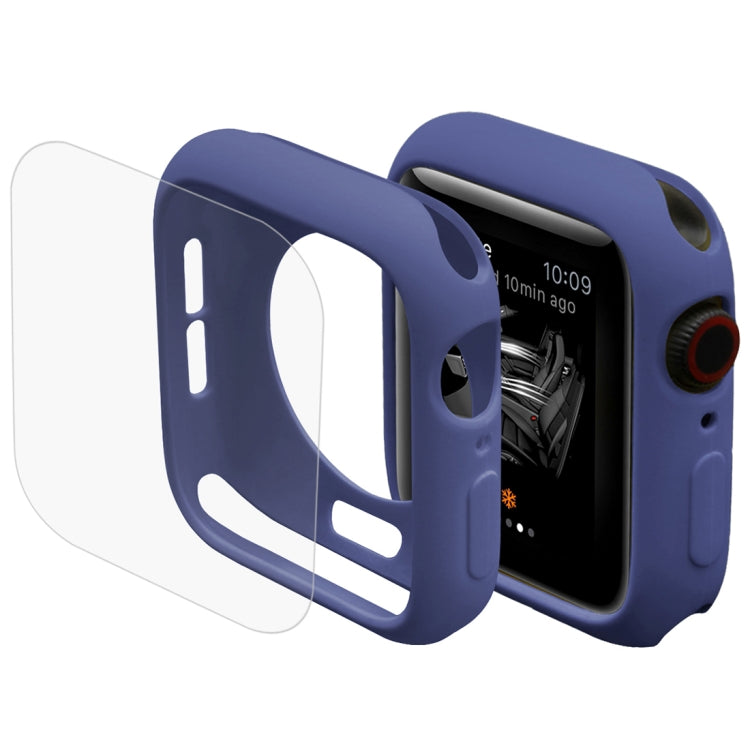 ENKAY Hat-Prince 2 in 1 TPU Semi-clad Protective Shell + 3D Full Screen PET Curved Heat Bending HD Screen Protector for Apple Watch Series 6 / 5 / 4 / SE3 / 2 / 1 40mm, 40mm