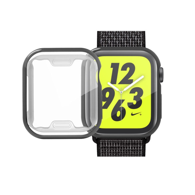 Full Coverage Plating TPU Case For Apple Watch Series 6 / 5 / 4 / Watch SE 44mm, For Apple Watch Series 6 / 5 / 4 / Watch SE 44mm