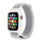 For Apple Watch Ultra 49mm&Watch Ultra 2 49mm / Series 10 46mm / 9&8&7 45mm / SE 3&SE 2&6&SE&5&4 44mm / 3&2&1 42mm Nylon Watch Band with Hook and Loop Fastener, For Apple Watch Ultra 49mm / Series 8&7 45mm / SE 2&6&SE&5&4 44mm / 3&2&1 42mm             ...