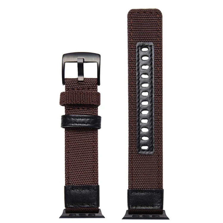Jeep Style Nylon Wrist Watch Band with Stainless Steel Buckle for Apple Watch Series 3 & 2 & 1 42mm, 42mm