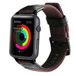 Jeep Style Nylon Wrist Watch Band with Stainless Steel Buckle for Apple Watch Series 3 & 2 & 1 42mm, 42mm