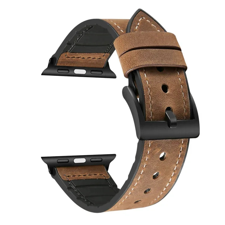 Crazy Horse Texture TPU Watch Band for Apple Watch Series 3 & 2 & 1 42mm, 42mm