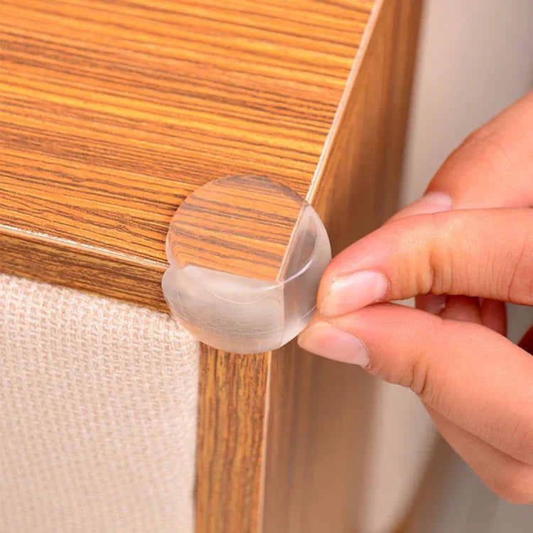 100 PCS Baby Desk Corner Safety Cover Pad Hemisphere Shape Children Table Anti-collision Protector Cushion with Double-sided Adhesive, 100 PCS Hemisphere Shape