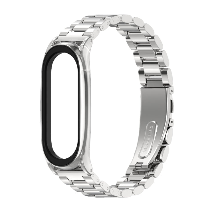 Mijobs Stainless Steel Metal Watch Band for Xiaomi Mi Band 5 & 6