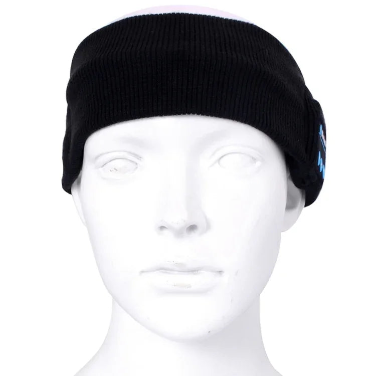 Knitted Bluetooth Headsfree Sport Music Headband with Mic for iPhone / Samsung and Other Bluetooth Devices