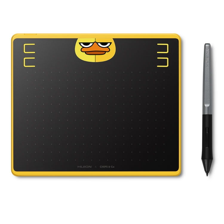 HUION HS64 Chips Special Edition 5080 LPI Art Drawing Tablet with Battery-free Pen for Fun, HS64