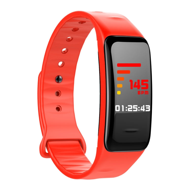 CHIGU C1Plus Fitness Tracker 0.96 inch IPS Screen Smartband Bracelet, IP67 Waterproof, Support Sports Mode / Blood Pressure / Sleep Monitor / Heart Rate Monitor / Fatigue Monitor / Sedentary Reminder, C1 Plus Red, C1 Plus Black, C1 Plus Blue           ...