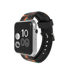For Apple Watch Series 3 & 2 & 1 38mm Fashion Camouflage Pattern Silicone Watch Band, 38mm