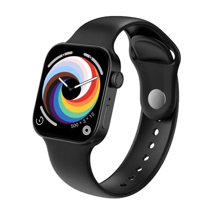 T500+MAX 1.69インチ HD画面 スマートリストバンド、Bluetooth通話／心拍数モニタリング対応