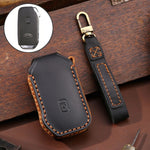 For Kia Sorento / Seltos 2021 / K5 Hallmo Car Cowhide Leather Key Protective Cover Key Case, C173