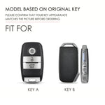 For Kia Sportage R / K5 / K4 / K2 / KX3 Hallmo B Style Car Cowhide Leather Key Protective Cover Key Case, C135