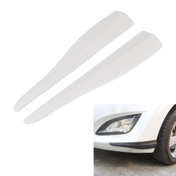 1 Pair Car Carbon Fiber Silicone Bumper Strip, Style: Short, Carbon Fiber