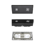 For BMW 3 Series E84 E90 F25 X3 Car Air Conditioner Panel Switch Button Air Volume Key without OFF 6411 9344 143-MA, Air Volume Key