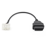 For Tesla Model X / S 2012-2015 OBDII to 12 Pin OBD Adapter Cable, OBDII to 12 Pin