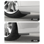 For Tesla Model 3 4 ppcs / Set Car Fenders Mud Flap Modification Accessories, Car Fenders