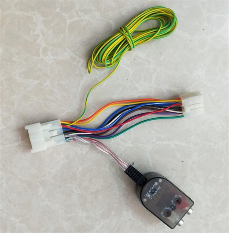 10 Pin + 6 Pin High to Low Line Output Converter with Remote Turn-On Cable for Toyota / Subaru / Scion / Lexus, For Toyota / Subaru / Scion / Lexus
