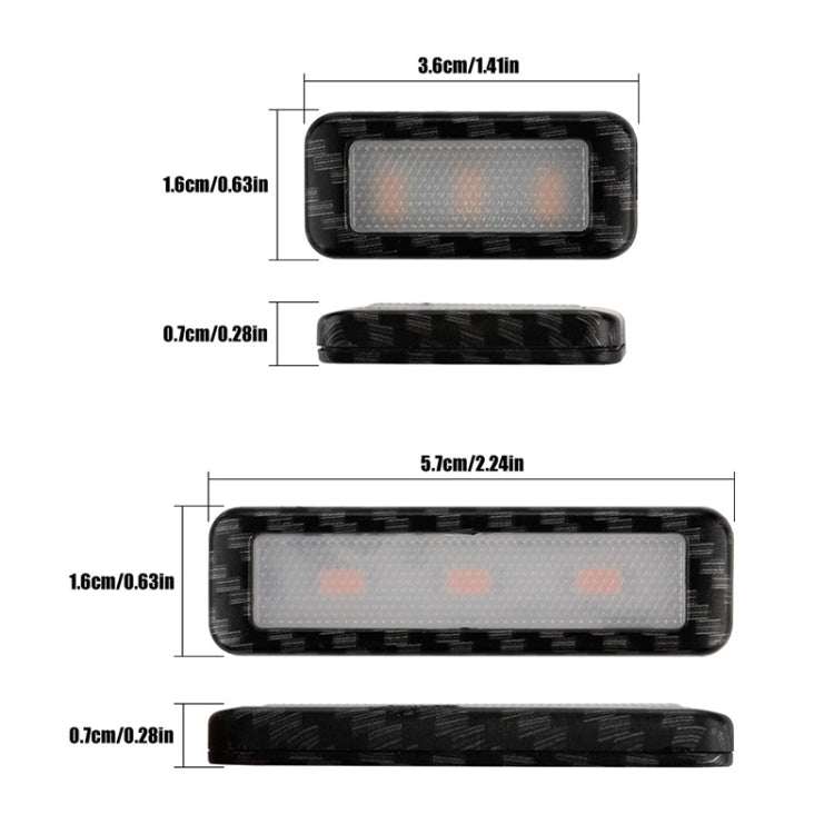 Car 4 in 1 LED Ambient Light Door Decorative Light