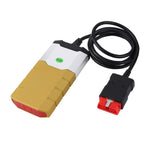 Car Bluetooth Diagnostic Cables Aluminum Alloy OBD2 Diagnostic Tool Delphi DS150E, Aluminum Alloy (Gold), Aluminum Alloy (Red)