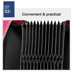 KB213 Diamond Texture Zipper Cowhide Leather Double Row Organ Shape Multiple Card Slots Anti-magnetic RFID Wallet Clutch Bag for Ladies, KB213 Black, KB213 Pink, KB213 Blue, KB213 Light Pink, KB213 Rose Red