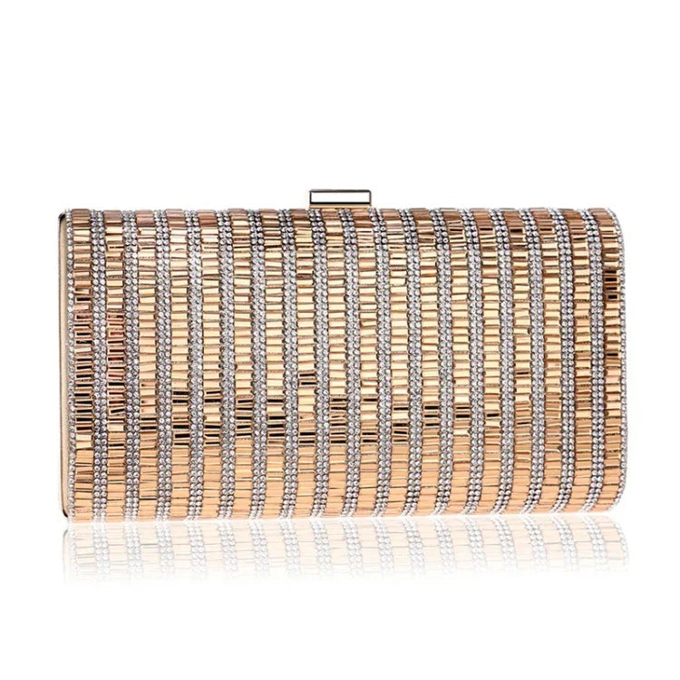 Women Fashion Banquet Party Diamond Square Handbag