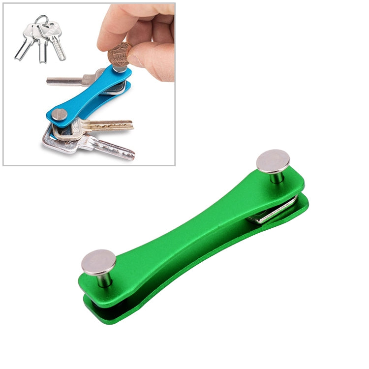 Portable Metal Key Storage Clip, (Green), (Grey), (Red), (Black), (Orange), (Pink)