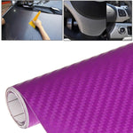 Car Decorative 3D Carbon Fiber PVC Sticker, Size: 152cm x 50cm