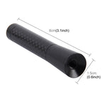Carbon Fiber Aluminum Short Antenna Polished Universal Screws Base(Medium Size), 8cm