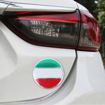 4 PCS Italy Flag Metal Car Sticker Wheel Hub Caps Centre Cover Decoration, Italy Flag