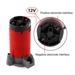 12V Portable Air Compressor for Air Horn Car Truck Vehicle, 12V Red