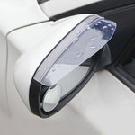 1 Pair Car Rearview Mirror Rain Blades Car Back Mirror Eyebrow Rain Cover Car Rearview Mirror Eyebrow Covers Flexible Protection Rainproof Decoration Accessories, 3R-2101