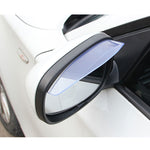 1 Pair Car Rearview Mirror Rain Blades Car Back Mirror Eyebrow Rain Cover Car Rearview Mirror Eyebrow Covers Flexible Protection Rainproof Decoration Accessories, 3R-2101