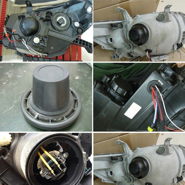 2 PCS Universal Car LED Headlight HID Xenon Lamp Silicone Dust Cover Seal Caps LED Headlight Seal Dust Seal Cover Dust Cover for H1 H3 H7 H11 / H8 9005 / 9006, For H1 H3 H7 H11 / H8 9005 / 9006