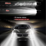 2pcs H8/H11 18W 1800LM 6000K Waterproof IP68 Car Auto LED Headlight with 2 COB LED Lamps, DC 9-36V, H8/H11