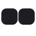 2 PCS Car Vehicle Carbon Fiber Texture Water Cup Pad Mat for Phone / GPS/ MP4/ MP3, Size: 6.5*6.5*0.3cm, 3R-2140