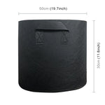 15 Gallon Planting Grow Bag Thickened Non-woven Aeration Fabric Pot Container with Handle, 15 Gallon