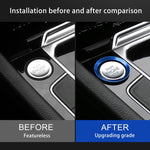 Car Engine Start Key Push Button Ring Trim Aluminum Alloy Sticker Decoration for Volkswagen, For Volkswagen (Engine Start), For Volkswagen