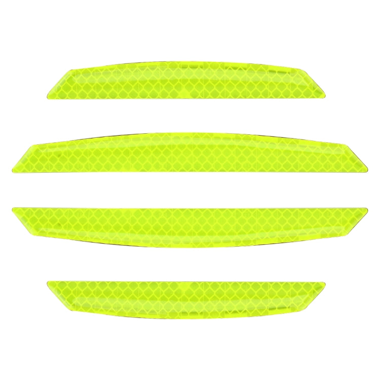 4 PCS Universal Car Door Anti-collision Strip Protection Guards Trims Stickers, 4 PCS