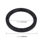 2 PCS 6.5 inch Car Auto ABS Loudspeaker Base Protection Hollow Cover Holder Mat, Inner Diameter: 14.5cm, 14.5cm
