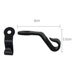 2 PCS 3R 1.5kg Load Capacity Car Backseat Convenient Sundries Hook for Holding Plastic Bag Backbag, Car Backseat Hook