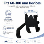 Motorcycle Rear View Mirror Aluminum Alloy Phone Bracket, Suitable for 60-100mm Device, Rear View Mirror for 60-100mm