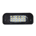 2 PCS License Plate Light with 18  SMD-3528 Lamps with Canbus for Mercedes-Benz W220,2W 120LM,6000K, DC12V(White Light), For Benz W220