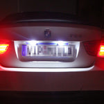 2 PCS License Plate Light with 18  SMD-3528 Lamps with Canbus for Mercedes-Benz W220,2W 120LM,6000K, DC12V(White Light), For Benz W220