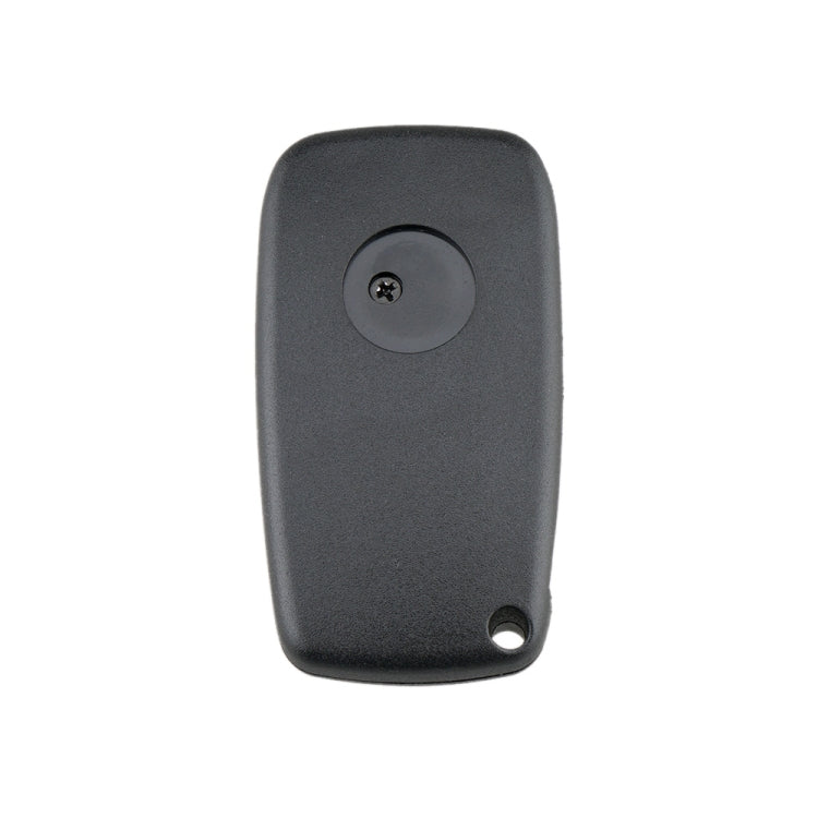 For FIAT Car Keys Replacement 3 Buttons Car Key Case with Side Battery Holder, Black, Blue