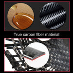Car Carbon Fiber Gear Position Panel Decorative Sticker for Volkswagen Touareg, Gear Position Panel